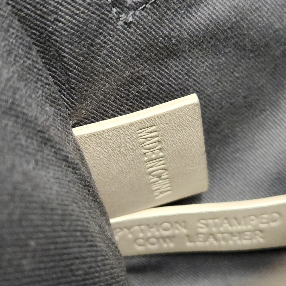 VINCE Mod V‎ Python-Embossed Crossbody Bag - Picture 12 of 15
